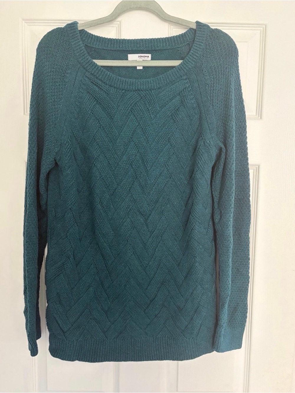 Sonoma Teal Cable-Knit Women's Sweater
